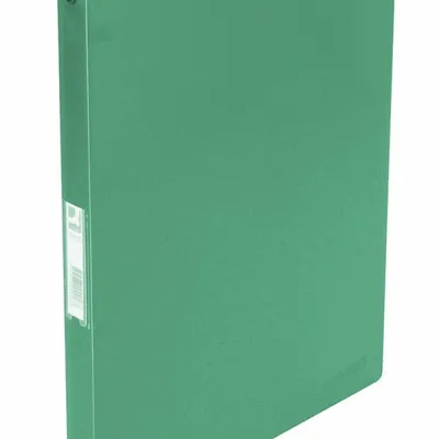 Segregator a4 pp Q-Connect 22mm transparentny zielony 4 ringi