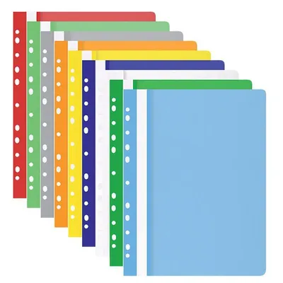 Skoroszyt z perforacją a4 OFFICE PRODUCTS miękki czerwony pp 100/170mikr