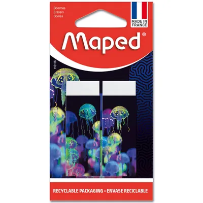 Gumka MAPED deepsea 2 szt blister
