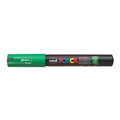 Marker permanentny UNI pc-1m posca 138374 zielony okrągła końcówka 0.7