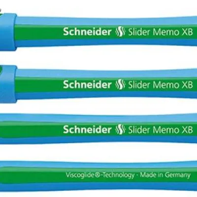 Długopis SCHNEIDER slider memo zielony xb