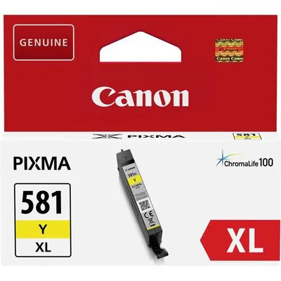 Tusz oryginalny CANON cli581y xl 2051c001 yellow 519 stron