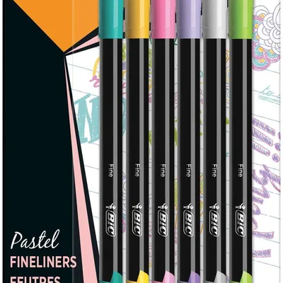 Cienkopis BIC intensity fine 503924 mix*6 blister 6szt