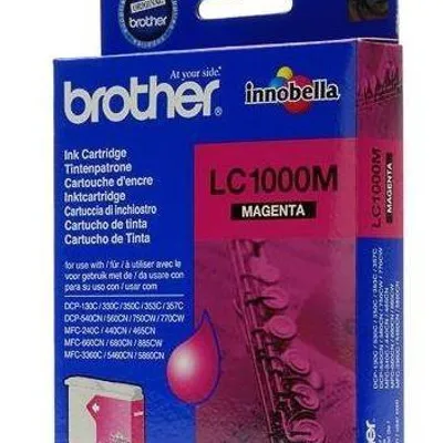 Tusz oryginalny BROTHER lc1000m magenta 400 stron