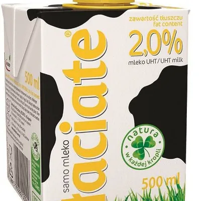 Mleko uht 2% MLEKPOL łaciate 0,5i
