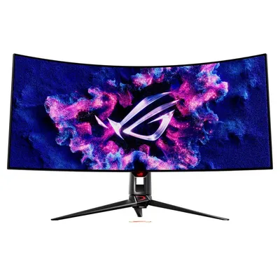 Asus monitor 39 cali pg39wcdm oled qoled 0.03 240hz kvm 450nit dp hdmix2 usbx4 usb-c 90w h:0-80mm