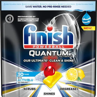 Tabletki do zmywarki lemon FINISH quantum ultimate 30szt