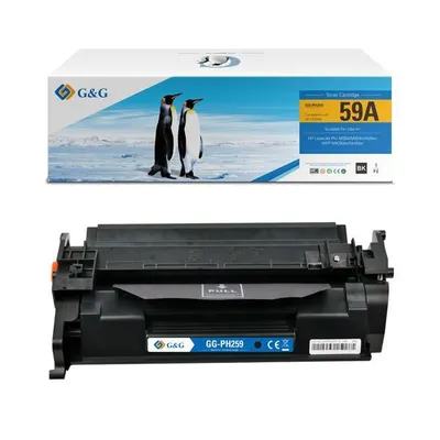 G&g kompatybilny toner z cf259a, black, 3000s, nt-ph259, hp 59a, bez chip-a, dla hp laserjet pro m304/m404n/dn/dw, n