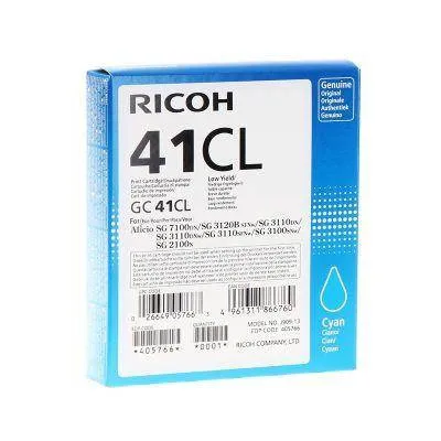 Żel kaseta oryginalna RICOH gc41cl 405766 cyan 600b stron
