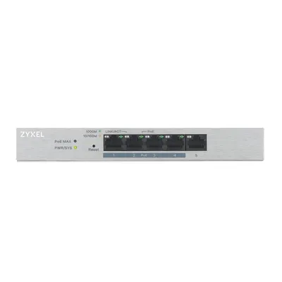 Zyxel przełącznik zarządzalny gs1200-8hp 8port poe+ 4x60w webmanaged switch