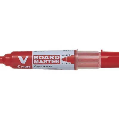 Marker suchościeralny PILOT v board master wbma-vbm-m-r-bg czerwony okrągła