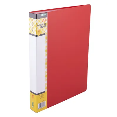 Album ofertowy a4 D.RECT czerwony 60 koszulek