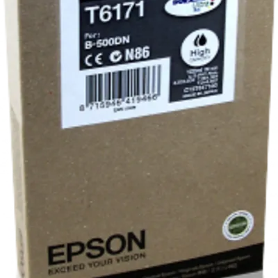 Tusz oryginalny EPSON t6171 c13t617100 czarny 4000 stron