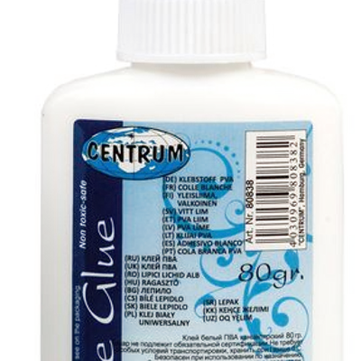 Klej pva CENTRUM 80838 biały 80g