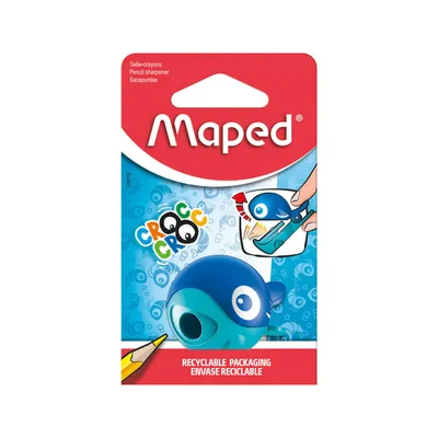 Temperówka MAPED croc croc easy 1 otwór mix kolorów blister