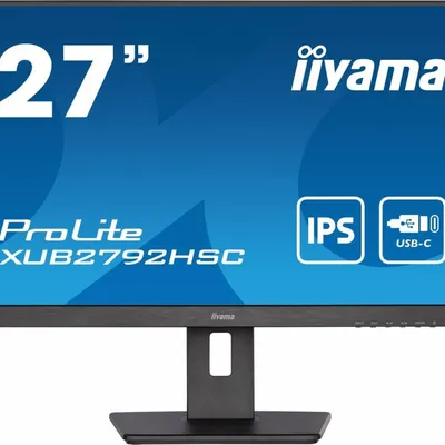 Iiyama monitor 27 cali xub2792hsc-b5 ips,fhd,usb-c,hdmi,dp,usb3.0,has(150mm)