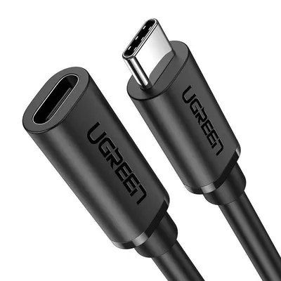 Przedłużający kabel usb-c 3.1 gen2 UGREEN, 4k, 100w, 1m us353 (czarny)