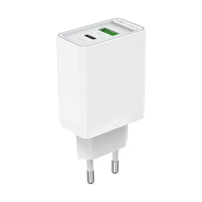 Ładowarka sieciowa usb-a, usb-c Vention fbbw0-eu 18w/20w eu biała