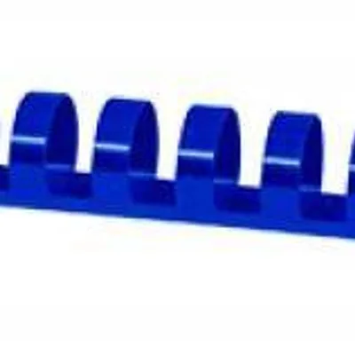 Grzbiet plastikowy 16mm (145 kartek) OFFICE PRODUCTS niebieski 100 szt.