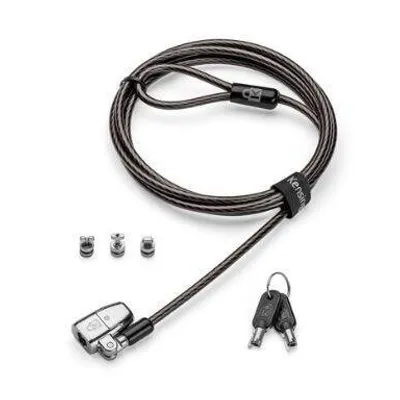 Kensington blokada do laptopa clicksafe 2.0 3-in-1 keyed t-bar, nano, wedge