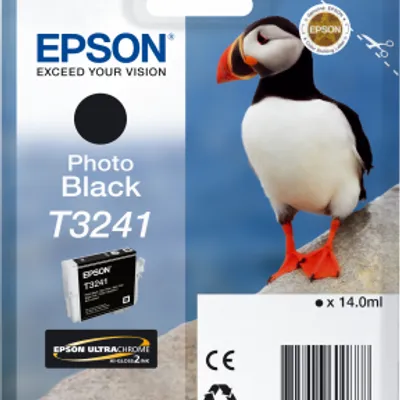 Tusz oryginalny EPSON t3241 c13t32414010 photo czarny 14 ml