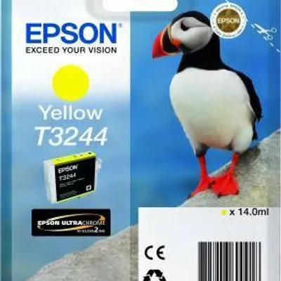 Tusz oryginalny EPSON t3244 c13t32444010 yellow 14 ml