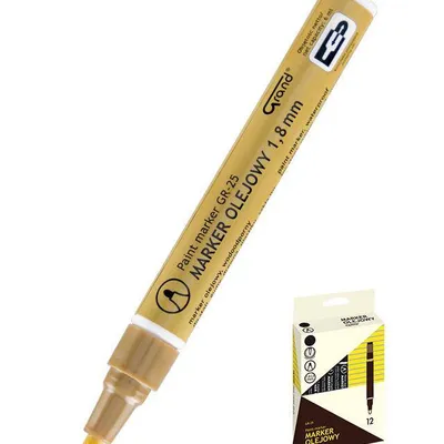 Marker olejowy Grand gr-25 160-1968 złoty okrągła 1.8-2.8 mm