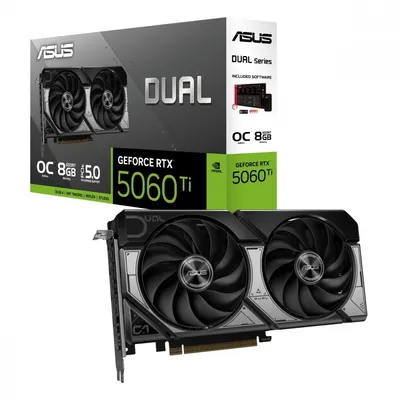 Asus karta graficzna geforce rtx 5060 ti dual oc 8gb gddr7 128bit 3dp/hdmi