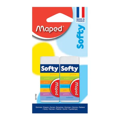 Gumka MAPED softy 2 szt blister