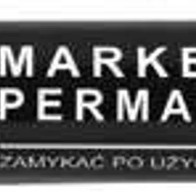 Marker permanentny TOMA to-202czar czarny okrągła końcówka