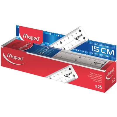 Linijka plastikowa 15cm MAPED classic