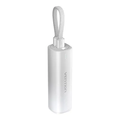 Powerbank 5000mah Vention fhwm0 20w + kabel usb-c do lightning (szary)