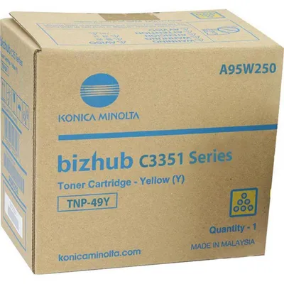 Toner oryginalny minolta tnp49y a95w250 yellow 12000 stron