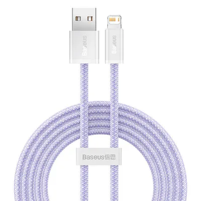 Kabel usb do lightning Baseus dynamic 2, 2.4a, 2m (fioletowy)