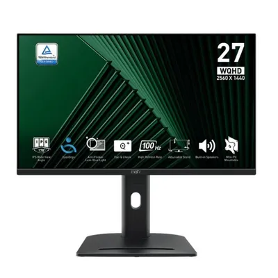 Msi monitor pro mp275qpg 27 cali led/wqhd/flat/100hz/black
