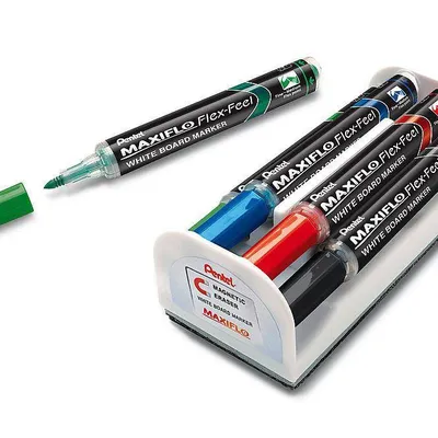 Marker suchościeralny PENTEL maxfilo flex-feel mwl5sbf-4n mix*4 okrągła 4szt