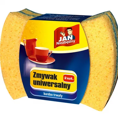 Zmywak unwiersalny JAN NIEZBĘDNY żółty 2szt