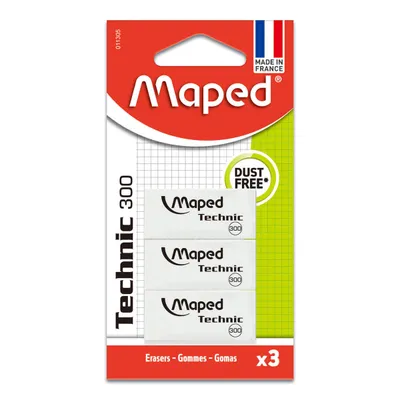 Gumka MAPED mini technic 3 szt blister
