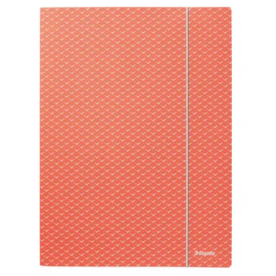 Teczka z gumką a4 ESSELTE colour'breeze 628494 koralowy karton