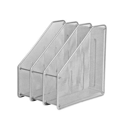 Pojemnik na czasopisma FOROFIS 91331 srebrny metalowy