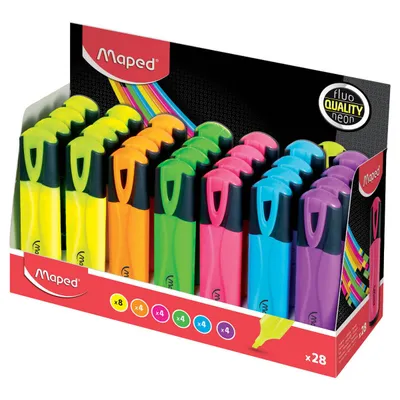 Zakreślacz MAPED fluo peps mix kolorów