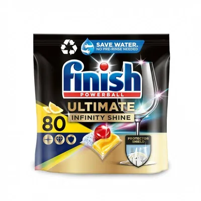Tabletki do zmywarki lemon FINISH ultimate infinity shine 80szt