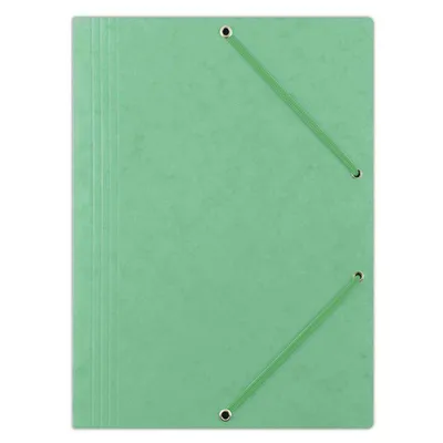 Teczka z gumką a4 OFFICE PRODUCTS jasnozielona preszpan 390gsm