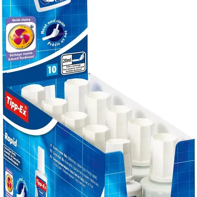 Korektor w płynie 20ml TIPP-EX rapid 20 ml 8859914 z aplikatorem gąbka