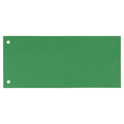 Przekładki 1/3 a4 ESSELTE 624447 zielony karton 180g 100szt