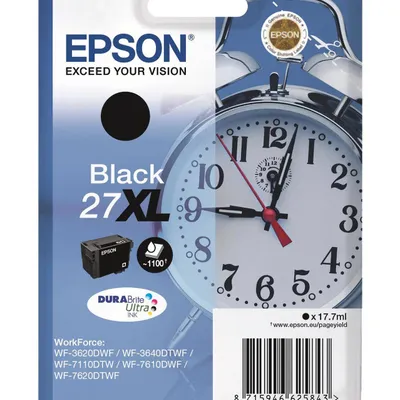 Tusz oryginalny EPSON t2711 c13t27114012 czarny 17,7 ml