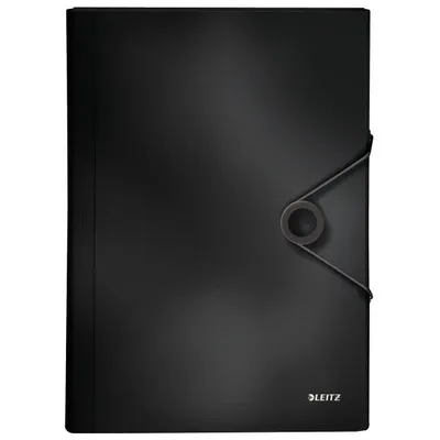 Teczka segregująca a4 LEITZ solid 45791095 czarny 6 przegródek