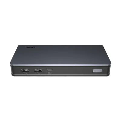 Adapter hub UGREEN revodok pro cm615 usb-c do 2x usb-a, 2x usb-c, 2x hdmi, 2x displayport, rj45