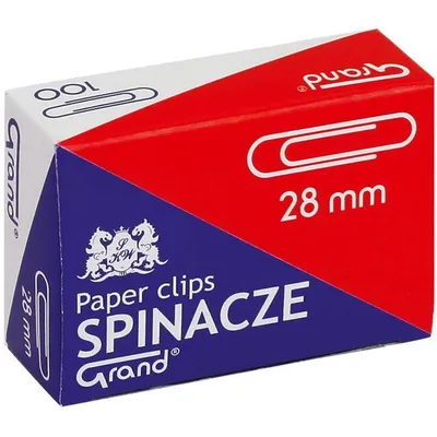 Spinacze okrągłe 28mm Grand 110-1381 100szt