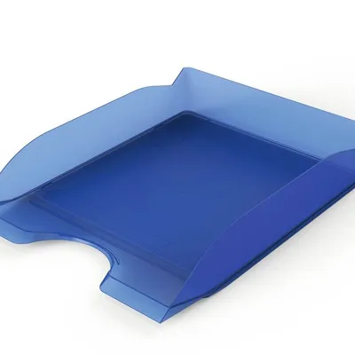 Szuflada a4 DURABLE basic 1701674540 przezroczysta niebieska 253x63x337mm